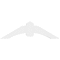 Ekena Millwork Archdale Architectural Grade PVC Gable Bracket, 48"W x 14"H x 4"D x 6"F, 7/12 Pitch GBP048X14X0406ARC00 - alternate 5